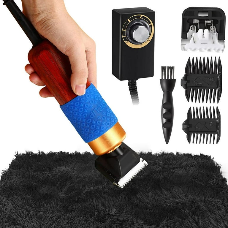 Carpet Trimmer Low Noise Rug Carver Electric Speed Adjustable Rug Tufting  Carver Clippers Electric Shears Carpet Carving Tool for Handmade Rug Clean