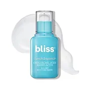 Bliss Drench & Quench Hyaluronic Acid Face Skincare Serum with Amino Acids | Multi-Layer Hydration & Plumping | Lightweight Water-Based Formula | Clean, Vegan & Cruelty-Free | 1 Fl Oz