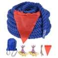 thumbnail image 1 of Cuerda de tira y afloja de 60 pies de Uxcell para adultos y adolescentes, juegos de campo, fiesta, carnaval, juego familiar, azul, 1 of 7