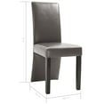 thumbnail image 4 of vidaXL Dining Chairs Side Chair with Solid Wood Legs for Kitchen Faux Leather, 4 of 55