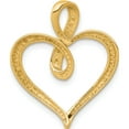 thumbnail image 3 of 14K Yellow Gold 1/20Ct. Diamond Heart And Infinity Pendant (Width 20) (Length 24) - Jbsp, 3 of 5