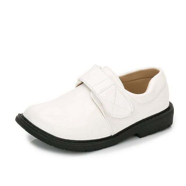 Boys's Leather Shoes Ohufall Boys' Spring And Summer Solid Color Leather Shoes Children's British Student Performance Shoes Casual Shoes Boys' Leather Shoes
