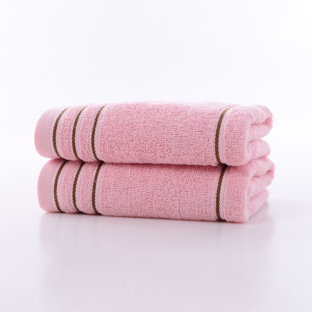 Nvzi 1 toalla de algodón puro, toalla de mano de algodón suave, supersuave y altamente absorbente para ducha, piscina, spa, gimnasio, toalla de mano para uso diario, 70 x 34 cm (roja)