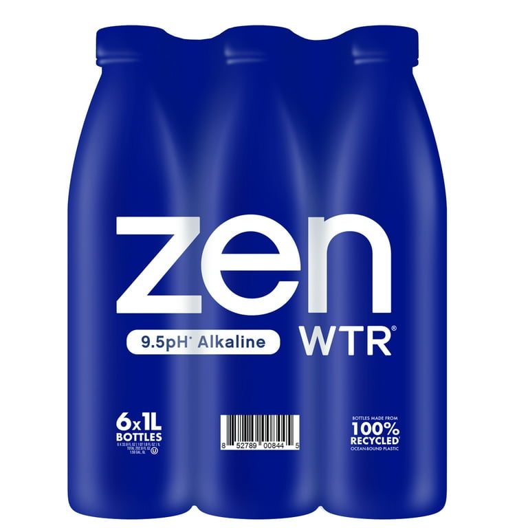ZenWTR Ultra-Pure Vapor Distilled Water, 9.5 pH Alkaline