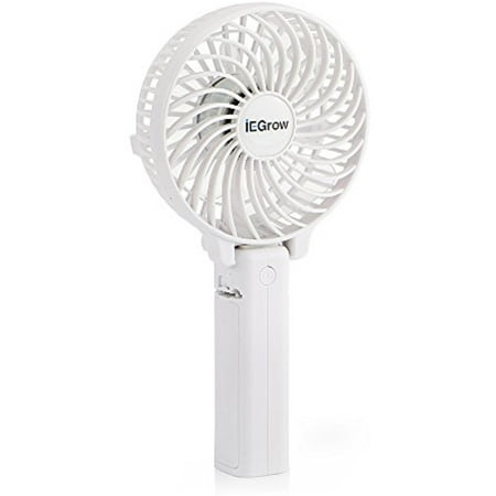 iEGrow Portable USB Mini Battery Fans with Umbrella Hanging and Metal Clip (Best Battery Operated Clip On Fan)