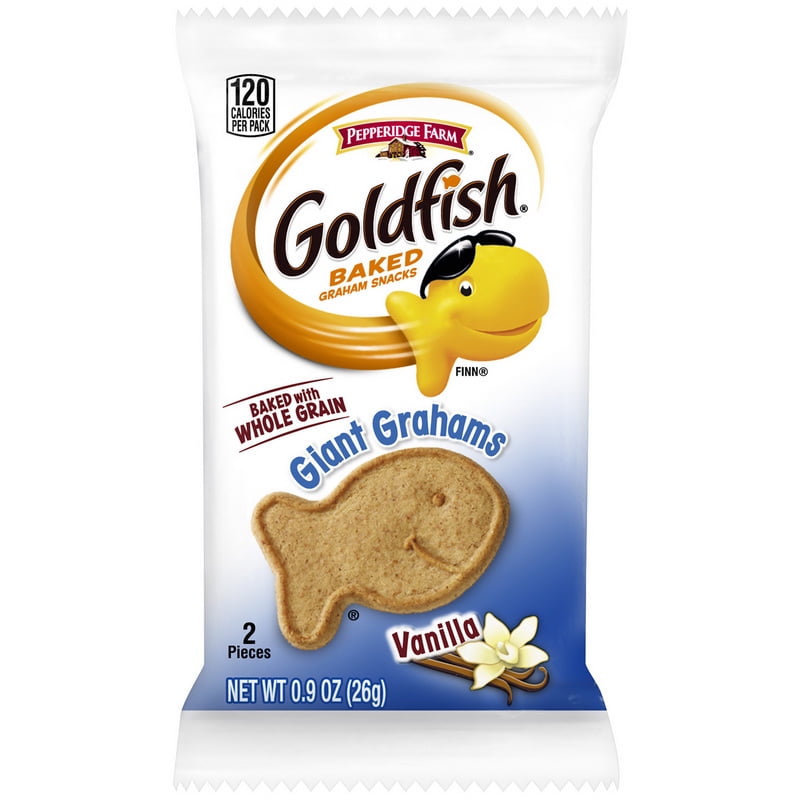 (Price/Case)Pepperidge Farm Goldfish Vanilla Whole Grain Giant Grahams .9 Ounce Bag 300 Per