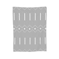 thumbnail image 1 of Gray Lines Minimalism Throw Blanket, Fluffy Soft Cozy Blanket Flannel Plush Microfiber Couch Throw, 50"x40", 1 of 8