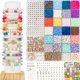 thumbnail image 1 of Kit de Fabricación de Pulseras para Principiantes Navidad 6000 Piezas Cuentas para Hacer Joyas Árbol de Navidad Copo de Nieve Encantos de Pan de Jengibre Cuentas de Arcilla Verde Roja Cuentas Espaciad, 1 of 4
