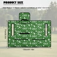 thumbnail image 6 of Psesaysky Golf Cart Seat Covers Golf&Stars Golf Cart Seat Blanket with 4 Pockets and Handle, Non-slip Universal Fit for EZGO, Yamaha, Club Car and Other 2-Seat Carts, 51"x 30.3", 6 of 8