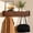 Walnut-52 Hooks, variant on Coat Rack Wall Mount with Shelf, Wave Shaped Wooden 4 Hidden Metal Hooks for Entryway Bedroom Living Room