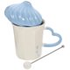thumbnail image 1 of Juego de taza de cerámica con diseño de helado, taza de café, taza de agua, taza para beber con agitador HOMEMAXS HaoMX115450003, 1 of 7