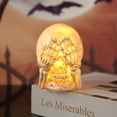 thumbnail image 3 of Estatuas de esqueletos brillantes de Halloween,Estatuas de esqueletos brillantes de Halloween Estatuas de esqueletos de Halloween Sin figuras de esqueletos realistas Impulsadas por el rendimiento, 3 of 7