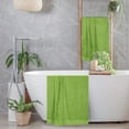 thumbnail image 4 of BELIZZI HOME 100% Premium Cotton 2 Pack Oversized Large Bath Towel Sets 28x55 inches, Ultra Absorbant, Compact, Quick Dry & Light Weight Towels - For Gym, Travel, Camp & Pool - Kiwi Green, 4 of 6