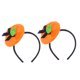 thumbnail image 1 of Diadema de Halloween con forma de sombrero de calabaza, tocado para el pelo para fiesta de disfraces, mascarada (naranja), 2 uds., 1 of 5