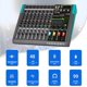 thumbnail image 2 of Mezclador de audio Depusheng PA8 8 canales USB Bluetooth MP3 48V, 2 of 9