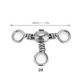thumbnail image 4 of Rolling Swivels,   Three Way Rolling Swivels, Copper+Stainless Steel Fishing Lovers For Fishing, 4 of 8