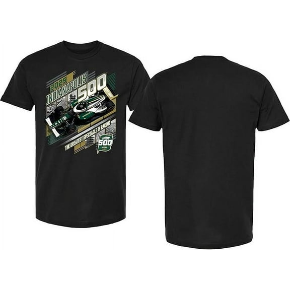 109th Indianapolis IndyCar 2025 Adult 500 Race 5.25.2025 Car Logo Tee