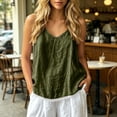 thumbnail image 2 of Ixbnca Womens Camisoles Comfort Adjustable Strap Lace Cami Tops Loose V-Neck Sleeveless Lounge Camisole Tops, 2 of 7