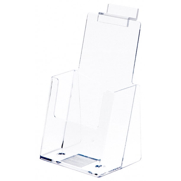 Plymor Clear Acrylic TriFold Brochure Literature Holder (For Counter