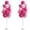 Metallic Baby Pink, variant on Balloon Stand Kit Sliver Pink 2 Set For Floor and Table Backdrop Party Decor