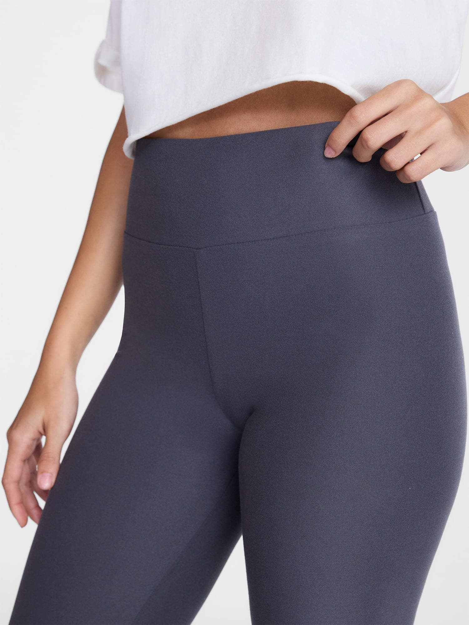 No Boundaries Super Soft Core Ankle Leggings, 27.5'' Inseam, Women's and Women's Plus XXS-4X