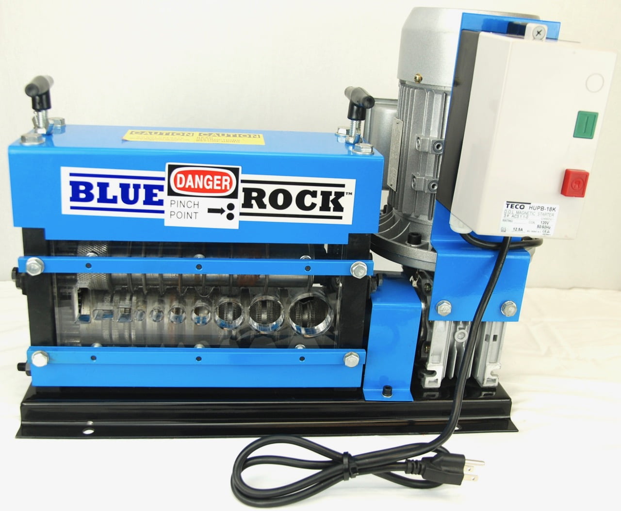 BLUEROCK ® Tools Model MWS808PMO Wire Stripping Machine 1HP Motorized