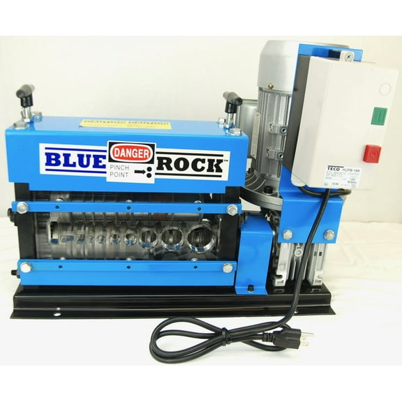 BLUEROCK ® Tools Model MWS-808PMO Wire Stripping Machine 1HP Motorized Copper Cable Stripper