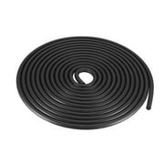 Unique Bargains 7mm Dia 5 Meters Long Foam Rubber Seal Weather Strip Black