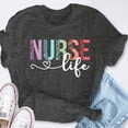 thumbnail image 6 of EcoLoom Nurse Life Rn Lpn Cna Leopard Nurse Week Healthcare Short Sleeve Unisex T Shirt, 6 of 6