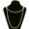 thumbnail image 2 of Segolike 2x Faux Pearls Choker Strand Accessories Vintage Costume Jewelry Long Necklace for Women Ladies, 2 of 8