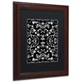 thumbnail image 3 of Trademark Fine Art "Black & White Pattern" Canvas Art by Color Bakery, Black Matte, Wood Frame, 3 of 4