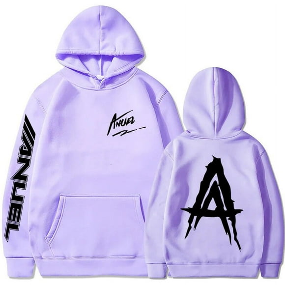 2023 Unisex Trend New Anuel AA Pattern Printed Hoodie Sweatshirt Couple Real Hasta La Muerte Street hip-hop Hot Selling Sports H