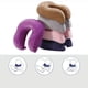 thumbnail image 4 of Almohada en apariencia de U Almohada de Cuello de Espuma de Memoria con Funda de Lavable marrón, 4 of 9