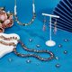 thumbnail image 2 of 120 cuentas de vidrio facetadas de 10 mm con corte redondo, chapadas en arcoíris, brillantes, espaciadores para bisutería, decoraciones colgantes, color marrón silla de montar, agujero: 1,2 mm., 2 of 5