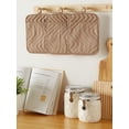 thumbnail image 4 of Contemporary Home Living Quilted Cotton Kitchen Potholders - 9" - Tan - Set of 3, 4 of 5