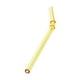 thumbnail image 4 of La Paja De Cristal Despeja La Paja Doblada Para El De Té - 1Pc Del Cepillo De Limpieza Amarillo Soledad Pajitas para beber reutilizables, 4 of 10