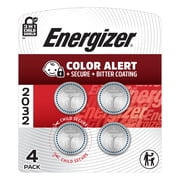 Energizer 2032 Coin Lithium Batteries (4 Pack), CR2032 3V Lithium Batteries, Compatible with Smart Tags and Similar Devices, Key Fobs, Watches and more