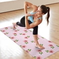 thumbnail image 6 of Pioneer Flower Floral Print Pattern Hot Yoga Mat Towel Non Slip for Hot Yoga - Quick-Drying Yoga Mat Cover with 4 Corner Pockets with Travel Bag - Hot Yoga Towel Non Slip 70"x26", 6 of 6