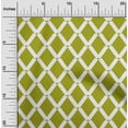 thumbnail image 2 of oneOone Cotton Flex Light Green Fabric Geometric Sewing Material Print Fabric By The Yard 40 Inch Wide, 2 of 5