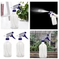 thumbnail image 1 of HML 2 Plastic Spray Bottles Clear Empty Spray Bottle Sprayer With Adjustable Nozzle For Cleaning Solutions Kitchen Garden Hair Leak Proof Fine Mist Bottle, 1 of 6