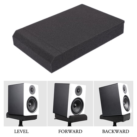 Luxshiny Black High-Density Acoustic Soundproof Pads for Speakers, Studio Monitors, Subwoofers - Noise Reduction Cushion Set
