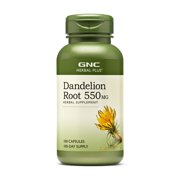 GNC Herbal Plus Dandelion Root 550mg, Capsules, 100 ea