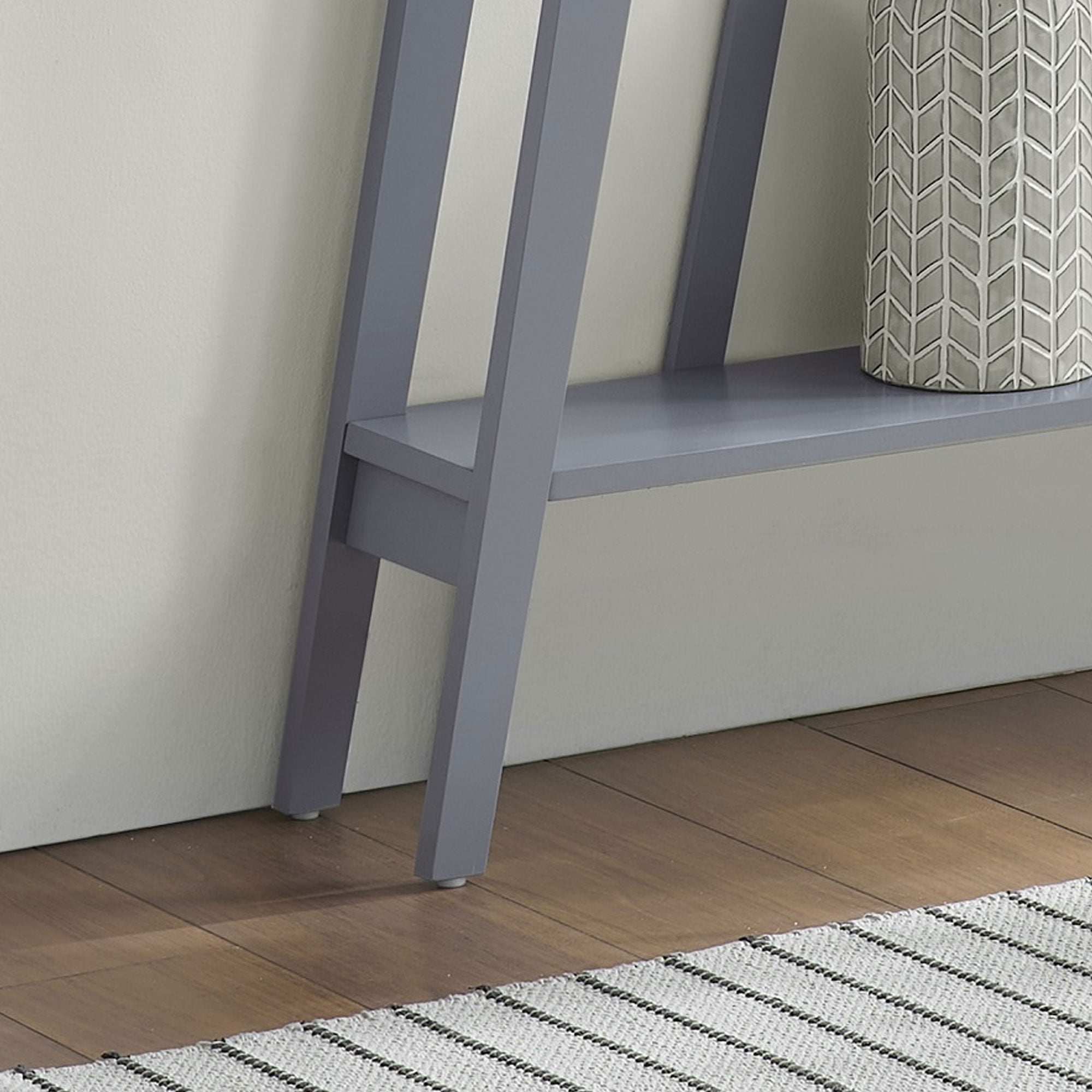 Kings Brand Furniture Conway Console Table - Functional Narrow Wood Accent Entryway Table with Storage Shelf for Hallway, Front Hall, Entryway, Living Room, Kitchen (Gray)