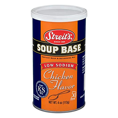 Streit's Chicken Bouillon Powder, Low Sodium Soup Base Chicken Flavor