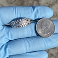 thumbnail image 6 of Mens and Womens Solid Real 925 Sterling Silver Claw Mark Nugget Ring Anillo De Plata Size 8, 6 of 9