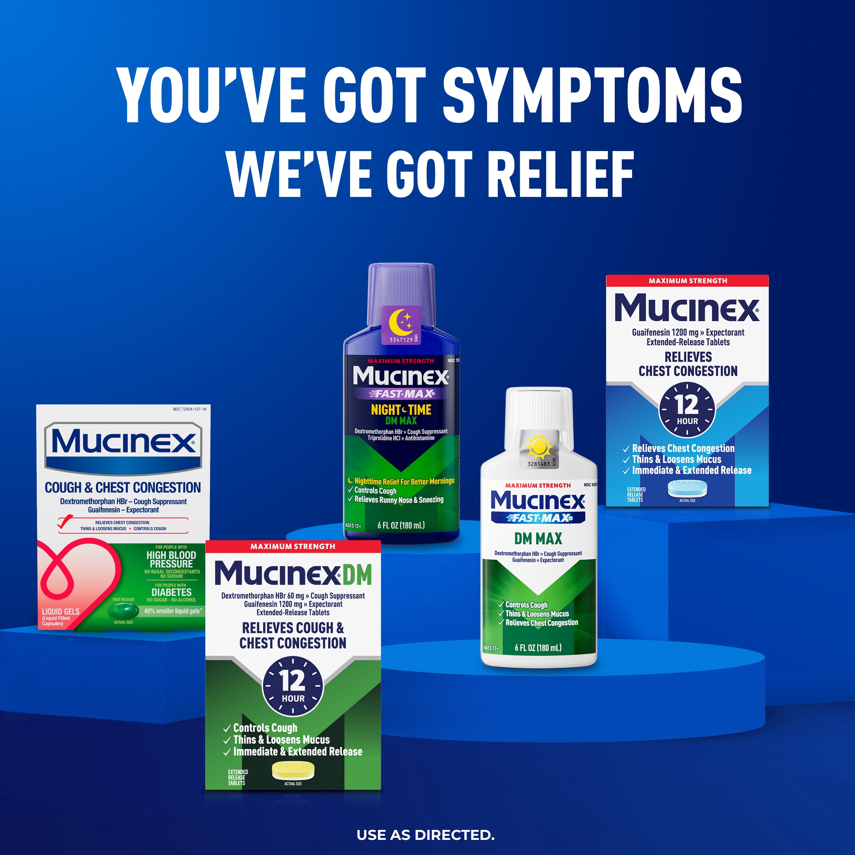 Mucinex Fast Max DM Max Nighttime Cough Liquid 6 fl oz
