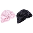 thumbnail image 1 of MasteelfCA 2Pcs Satin Nightcaps Beauty Hair Hats Shower Hats Sleeping Hats (Assorted Color), 1 of 8