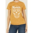 thumbnail image 3 of Modelo Especial 870291-medium Modelo Especial Sugar Skull Logo Mineral Wash Womens T-Shirt - Medium, 3 of 4