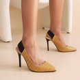 thumbnail image 7 of OAVQHLG3B Women's Shoes Elastic Band Sandals Casual Comfortable Pumps Elegant High Heel Pointed Toe Stilettos, 7 of 7