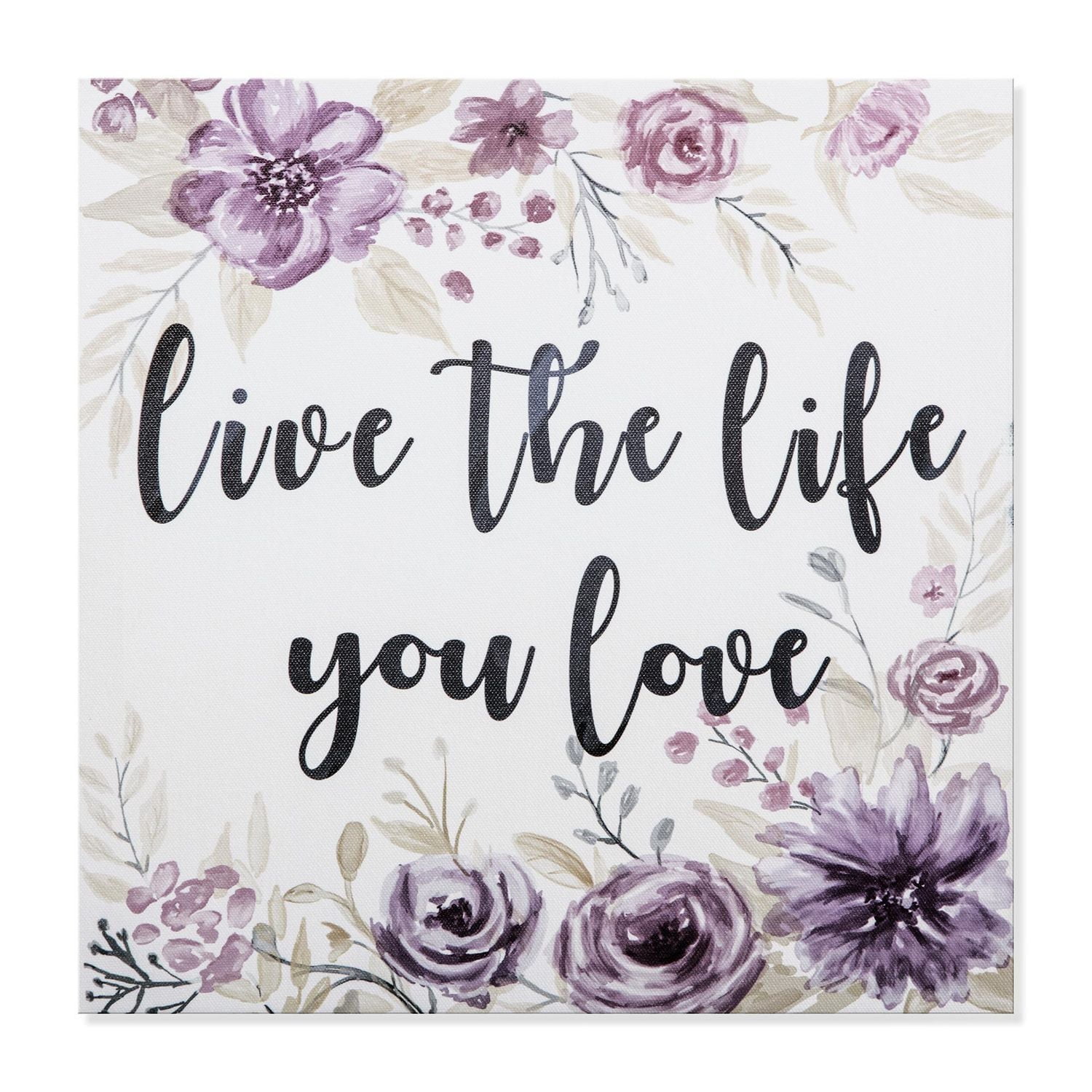 Home Trends Pink Presed Live the Live You Love